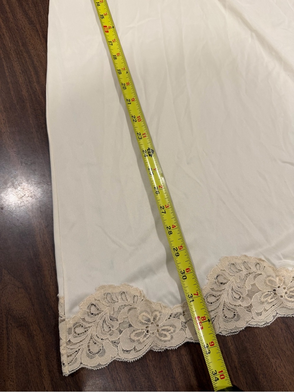 Vintage Cream Lace Slip Dress - Picture 5 of 7